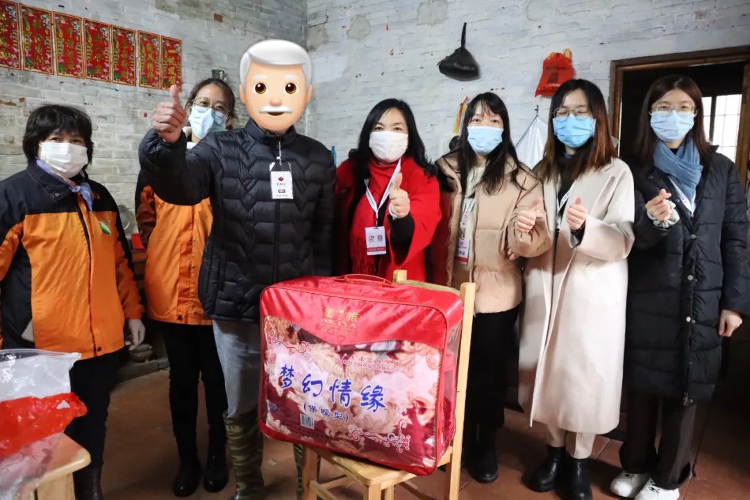 冬日送温暖，杏坛慈善会慰问困难长者